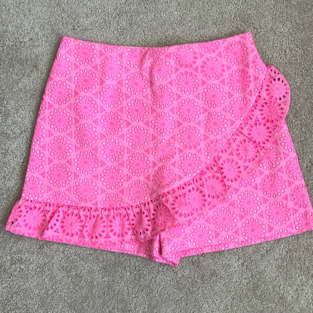 Lily Pulitzer Pink Eyelet Skort